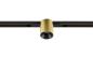 Preview: FIX-IT!, 48V, DALI, rund, Standard track, Spot, 2700K, 6.6 W, 36°, gold / schwarz