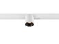 Preview: FIX-IT!, 48V, DALI, rund, Surface mounted track, Spot, 2700K, 6.6 W, 36°, weiß / schwarz