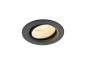 Preview: NUMINOS® MOVE XS, Deckeneinbauleuchte, 3000 K, 20°, IP20, rund, schwarz / weiß
