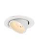 Preview: NUMINOS® GIMBLE S, Deckeneinbauleuchte, 2700 K, 40°, IP20, rund, weiß