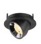 Preview: NUMINOS® GIMBLE S, Deckeneinbauleuchte schwarz/chrom 3000 K 40°