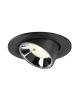 Preview: NUMINOS® GIMBLE S, Deckeneinbauleuchte schwarz/chrom 4000 K 20°