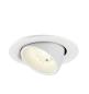 Preview: NUMINOS® GIMBLE S, Deckeneinbauleuchte, 4000 K, 40°, IP20, rund, weiß