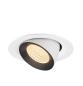 Preview: NUMINOS® GIMBLE M, Deckeneinbauleuchte weiß/schwarz 2700 K 55°