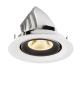 Preview: NUMINOS® GIMBLE M, Deckeneinbauleuchte weiß/schwarz 3000 K 20°