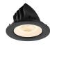 Preview: NUMINOS® GIMBLE L, Deckeneinbauleuchte, 2700 K, 20°, IP20, rund, schwarz / weiß