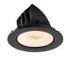 Preview: NUMINOS® GIMBLE L, Deckeneinbauleuchte, 2700 K, 55°, IP20, rund, schwarz / weiß