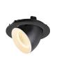 Preview: NUMINOS® GIMBLE L, Deckeneinbauleuchte, 2700 K, 55°, IP20, rund, schwarz / weiß