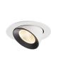 Preview: NUMINOS® GIMBLE L, Deckeneinbauleuchte weiß/schwarz 2700 K 40°