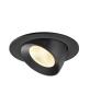 Preview: NUMINOS® GIMBLE L, Deckeneinbauleuchte, 3000 K, 40°, IP20, rund, schwarz