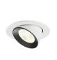 Preview: NUMINOS® GIMBLE L, Deckeneinbauleuchte weiß/schwarz 4000 K 40°