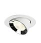 Preview: NUMINOS® GIMBLE L, Deckeneinbauleuchte weiß/chrom 4000 K 40°