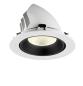 Preview: NUMINOS® GIMBLE XL, Deckeneinbauleuchte weiß/schwarz 4000 K 20°