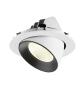 Preview: NUMINOS® GIMBLE XL, Deckeneinbauleuchte weiß/schwarz 4000 K 20°