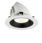 Preview: NUMINOS® GIMBLE XL, Deckeneinbauleuchte weiß/schwarz 4000 K 40°