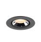 Preview: NUMINOS® GIMBLE XS, Deckeneinbauleuchte schwarz/chrom 2700 K 55°
