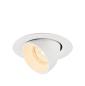 Preview: NUMINOS® GIMBLE XS, Deckeneinbauleuchte, 2700 K, 20°, IP20, rund, weiß