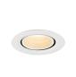 Preview: NUMINOS® GIMBLE XS, Deckeneinbauleuchte, 2700 K, 20°, IP20, rund, weiß