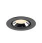 Preview: NUMINOS® GIMBLE XS, Deckeneinbauleuchte schwarz/chrom 3000 K 40°