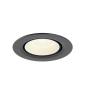 Preview: NUMINOS® GIMBLE XS, Deckeneinbauleuchte, 4000 K, 40°, IP20, rund, schwarz / weiß