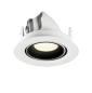 Preview: NUMINOS® GIMBLE XS, Deckeneinbauleuchte weiß/schwarz 4000 K 20°