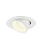 Preview: NUMINOS® GIMBLE XS, Deckeneinbauleuchte, 4000 K, 20°, IP20, rund, weiß