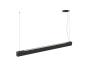 Preview: GLENOS® PRO, Pendelleuchte, 1,2m, DALI, UGR16, Pendellänge 210 cm, 3000K, 75°, schwarz