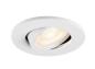 Preview: UNIVERSAL DOWNLIGHT MOVE, Einbauleuchte mit Abdeckung, PHASE, 2700/3000/4000/6500K, IP20, schwenkbar, weiss