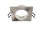 Preview: Einbaustrahler - Samsola, Square, gebürstet, Silber