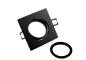 Preview: Einbaustrahler - Samsola, Square, Schwarz