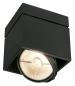 Preview: KARDAMOD, Deckenleuchte, einflammig, QPAR111, eckig, schwarz matt, max. 75 W
