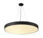 Preview: MEDO 90, Deckenleuchte, LED, 3000 K, rund, schwarz, Ø 90 cm, zur Pendelleuchte umrüstbar, 120 W