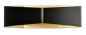 Preview: CARISO, Wandleuchte, LED, 2700 K, schwarz/gold, 2x9 W