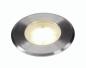 Preview: DASAR® FLAT 80, Outdoor Bodeneinbauleuchte, LED, 3000 K, IP67, rund, edelstahl gebürstet, 3,5 W