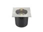 Preview: DASAR® 215, Outdoor Bodeneinbauleuchte, QPAR111, IP67, eckig, edelstahl 316, max. 75 W