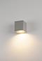 Preview: BIG THEO, Outdoor Wandleuchte, QPAR111, IP44, eckig, silbergrau, max. 75 W