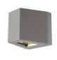 Preview: OUT-BEAM, Outdoor Wandleuchte, LED, 3000 K, Beam up/Flood down, silbergrau, IP44