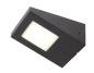 Preview: IPERI, Outdoor Wandleuchte, LED, 4000 K, IP44, anthrazit, 48 LED, 5 W