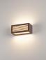 Preview: BOX-L, Outdoor Wandleuchte, TC-(D,H,T,Q)SE, IP44, eckig, rost, max. 18 W