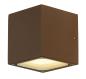 Preview: SITRA CUBE, Outdoor Wandleuchte, TCR-TSE, IP44, rost, max. 18 W