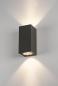 Preview: BIG THEO FLOOD UP/DOWN, Outdoor Wandleuchte, zweiflammig, LED, 3000 K, Flood up/down, anthrazit, B/H/T 13/27,5/13,5 cm