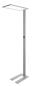 Preview: Stehleuchte - Office One Transparent, 55 W, Touch DIM, 4000 K, Silber