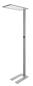 Preview: Stehleuchte - Office One Transparent, 55 W, Touch DIM, 4000 K, Silber