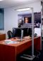 Preview: Stehleuchte - Office One Transparent, 55 W, Touch DIM, 4000 K, Silber