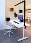 Preview: Tischleuchte - Office Three Standard, Motion, 80 W, DIM, 4000 K, Hellgrau