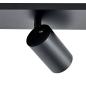 Preview: Deckenaufbauleuchte - Can Tilt Square, 3x 7,5 W GU10, Schwarz