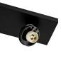 Preview: Deckenaufbauleuchte - Can Tilt Square Base, 2x 7,5 W GU10, Schwarz