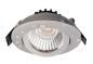 Preview: Einbaustrahler - Dione IP44 DTW, 8,5 W, DIM, 1800/3000 K, Silber