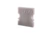 Preview: Profil Endkappe - Endkappe P-AU-02-08 Set 2 Stk, Grau