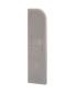Preview: Profil Endkappe - Endkappe P-AM-02-10 Set 2 Stk, Grau